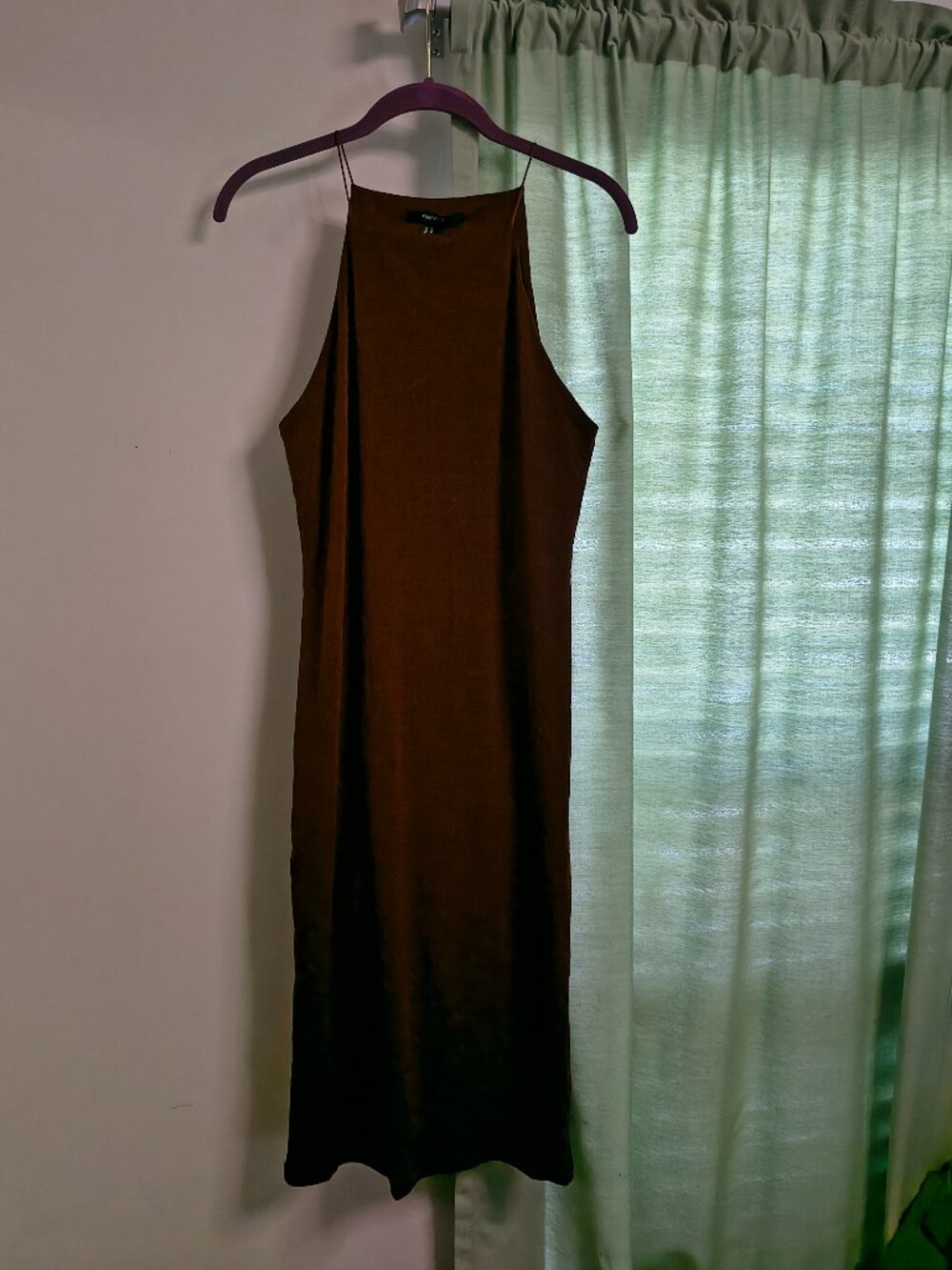Forever 21 shift dress russet burnt orange